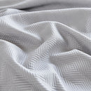 Cooling Ice Silk Soft Sofa Cover Blanket, Woven Geometric Textured Modern Couch Cover