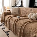 Plush Warm Decor Couch Cover Soft Jacquard Fleece Throw Blankets for Bed Couch Sofa Chair by Slipcover KAS™