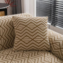 Modern Geometric Jacquard Sofa Slipcover, High Stretch 1-Piece Textured Couch Cover by Slipcover KAS™