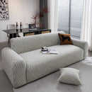 Modern Geometric Jacquard Sofa Slipcover, High Stretch 1-Piece Textured Couch Cover by Slipcover KAS™