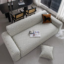 Modern Geometric Jacquard Sofa Slipcover, High Stretch 1-Piece Textured Couch Cover by Slipcover KAS™