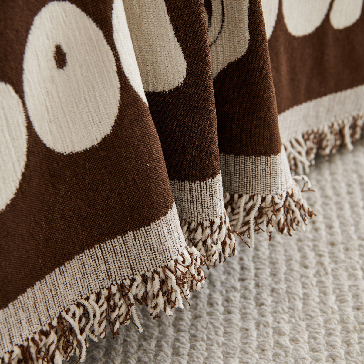 Chenille Houndstooth Sofa Throw Cover, Scratch Proof Cozy Throw Blankets for Couch, photo 2 of 40