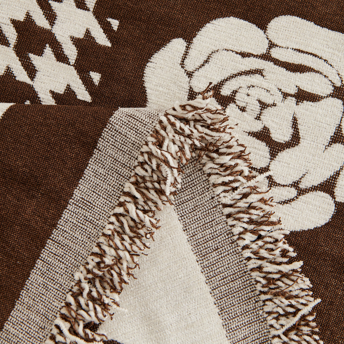 Chenille Houndstooth Sofa Throw Cover, Scratch Proof Cozy Throw Blankets for Couch, photo 10 of 40