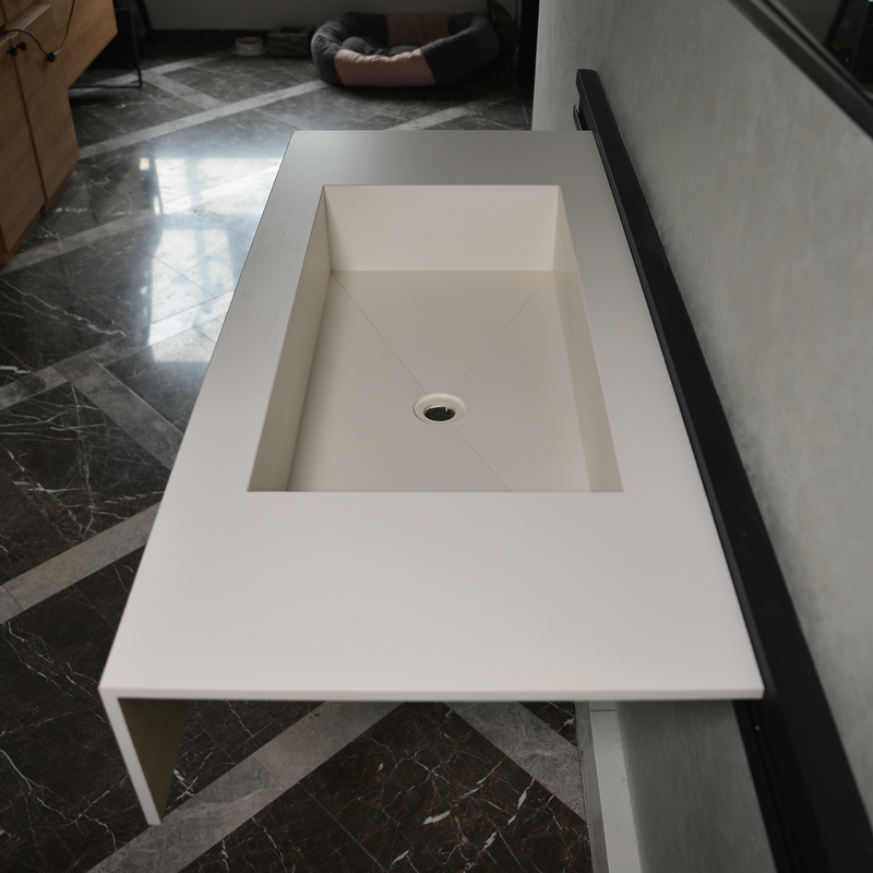 Absolute White Engineered Porcelain Handcrafted Sink with Scratch Resistant Finish, photo 4 of 11