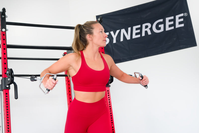 Synergee 2300 Series Power Cage with Plate Loaded Cable Cross Overs