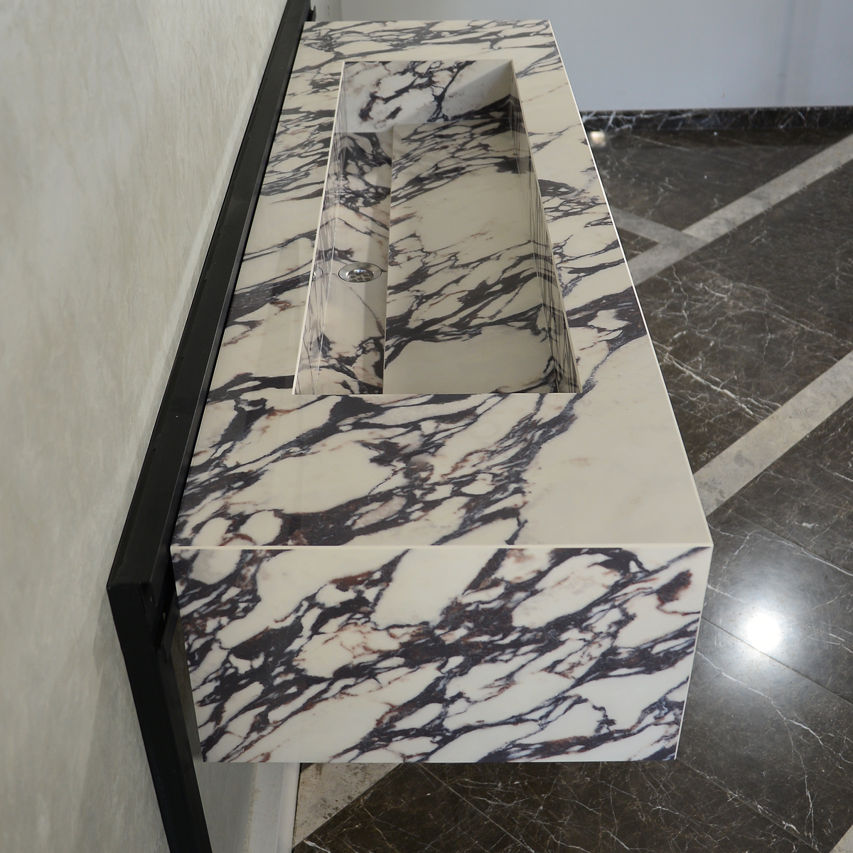Engineered Porcelain Sink - Calacatta Viola Handcrafted Italian, photo 4 of 10