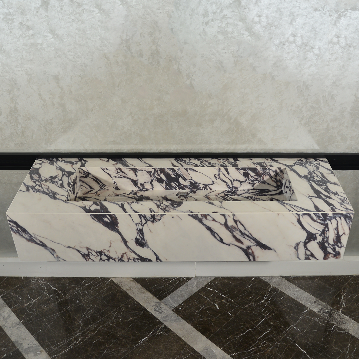 Engineered Porcelain Sink - Calacatta Viola Handcrafted Italian, photo 8 of 10