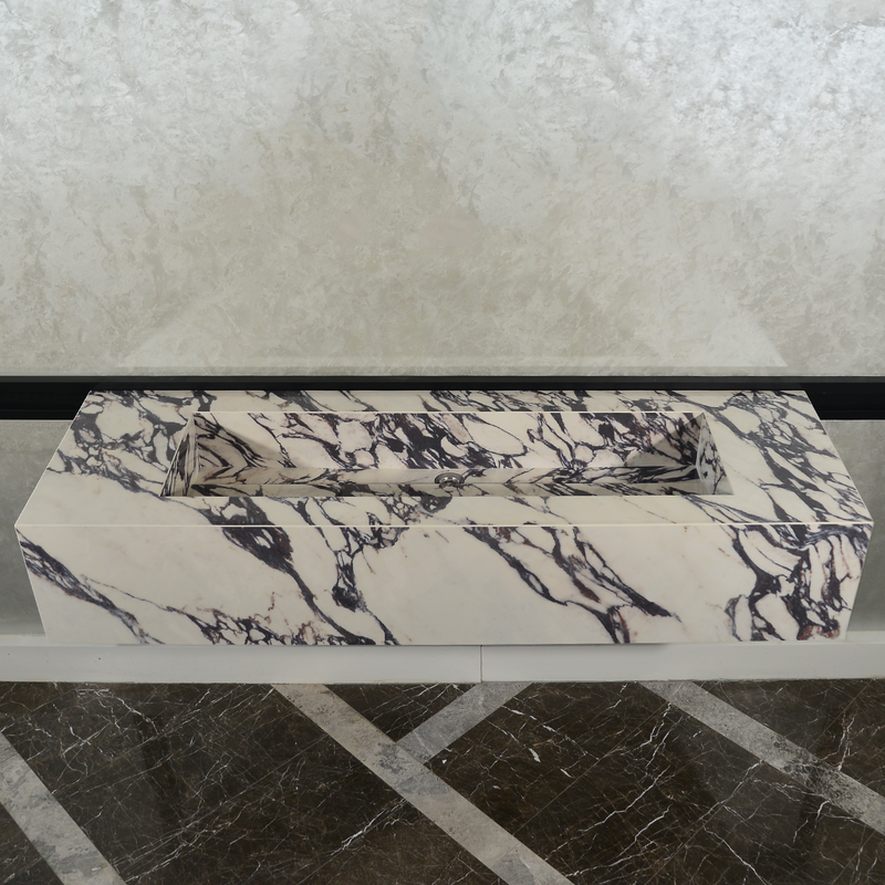 Engineered Porcelain Sink - Calacatta Viola Handcrafted Italian, photo 8 of 10
