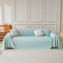 Cooling Ice Silk Knit Couch Cover, Breathable Pet Friendly Soft Throw Cover for Sofas by Slipcover KAS™