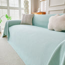 Cooling Ice Silk Knit Couch Cover, Breathable Pet Friendly Soft Throw Cover for Sofas by Slipcover KAS™