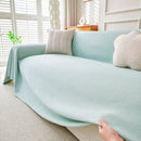 Cooling Ice Silk Knit Couch Cover, Breathable Pet Friendly Soft Throw Cover for Sofas by Slipcover KAS™
