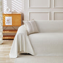 Cooling Ice Silk Knit Couch Cover, Breathable Pet Friendly Soft Throw Cover for Sofas by Slipcover KAS™