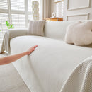 Cooling Ice Silk Knit Couch Cover, Breathable Pet Friendly Soft Throw Cover for Sofas by Slipcover KAS™