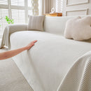 Cooling Ice Silk Knit Couch Cover, Breathable Pet Friendly Soft Throw Cover for Sofas by Slipcover KAS™