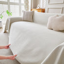 Cooling Ice Silk Knit Couch Cover, Breathable Pet Friendly Soft Throw Cover for Sofas by Slipcover KAS™