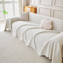 Cooling Ice Silk Knit Couch Cover, Breathable Pet Friendly Soft Throw Cover for Sofas by Slipcover KAS™