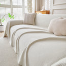 Cooling Ice Silk Knit Couch Cover, Breathable Pet Friendly Soft Throw Cover for Sofas by Slipcover KAS™