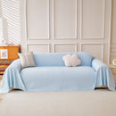 Cooling Ice Silk Knit Couch Cover, Breathable Pet Friendly Soft Throw Cover for Sofas by Slipcover KAS™