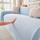 Cooling Ice Silk Knit Couch Cover, Breathable Pet Friendly Soft Throw Cover for Sofas by Slipcover KAS™