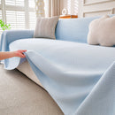 Cooling Ice Silk Knit Couch Cover, Breathable Pet Friendly Soft Throw Cover for Sofas by Slipcover KAS™