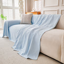 Cooling Ice Silk Knit Couch Cover, Breathable Pet Friendly Soft Throw Cover for Sofas by Slipcover KAS™