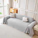 Cooling Ice Silk Knit Couch Cover, Breathable Pet Friendly Soft Throw Cover for Sofas by Slipcover KAS™