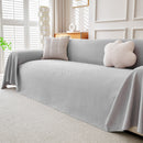 Cooling Ice Silk Knit Couch Cover, Breathable Pet Friendly Soft Throw Cover for Sofas by Slipcover KAS™