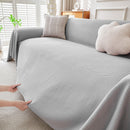 Cooling Ice Silk Knit Couch Cover, Breathable Pet Friendly Soft Throw Cover for Sofas by Slipcover KAS™