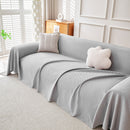 Cooling Ice Silk Knit Couch Cover, Breathable Pet Friendly Soft Throw Cover for Sofas by Slipcover KAS™