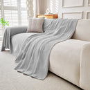 Cooling Ice Silk Knit Couch Cover, Breathable Pet Friendly Soft Throw Cover for Sofas by Slipcover KAS™