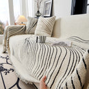 Cozy Striped Sofa Throw Blanket L Shaped Sectional Couch Covers Luxury Throws for Sofas by Slipcover KAS™