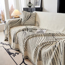 Cozy Striped Sofa Throw Blanket L Shaped Sectional Couch Covers Luxury Throws for Sofas by Slipcover KAS™