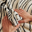 Cozy Striped Sofa Throw Blanket L Shaped Sectional Couch Covers Luxury Throws for Sofas by Slipcover KAS™
