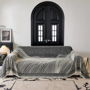Cozy Striped Sofa Throw Blanket L Shaped Sectional Couch Covers Luxury Throws for Sofas by Slipcover KAS™