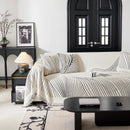 Cozy Striped Sofa Throw Blanket L Shaped Sectional Couch Covers Luxury Throws for Sofas by Slipcover KAS™