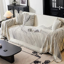 Cozy Striped Sofa Throw Blanket L Shaped Sectional Couch Covers Luxury Throws for Sofas by Slipcover KAS™