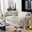 Cozy Striped Sofa Throw Blanket L Shaped Sectional Couch Covers Luxury Throws for Sofas by Slipcover KAS™