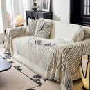 Cozy Striped Sofa Throw Blanket L Shaped Sectional Couch Covers Luxury Throws for Sofas by Slipcover KAS™