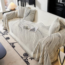 Cozy Striped Sofa Throw Blanket L Shaped Sectional Couch Covers Luxury Throws for Sofas by Slipcover KAS™