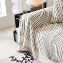 Cozy Striped Sofa Throw Blanket L Shaped Sectional Couch Covers Luxury Throws for Sofas by Slipcover KAS™