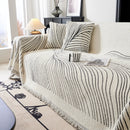 Cozy Striped Sofa Throw Blanket L Shaped Sectional Couch Covers Luxury Throws for Sofas by Slipcover KAS™