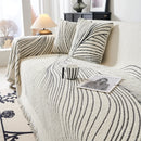 Cozy Striped Sofa Throw Blanket L Shaped Sectional Couch Covers Luxury Throws for Sofas by Slipcover KAS™