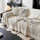 Cozy Striped Sofa Throw Blanket L Shaped Sectional Couch Covers Luxury Throws for Sofas by Slipcover KAS™