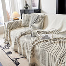 Cozy Striped Sofa Throw Blanket L Shaped Sectional Couch Covers Luxury Throws for Sofas by Slipcover KAS™
