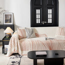 Cozy Striped Sofa Throw Blanket L Shaped Sectional Couch Covers Luxury Throws for Sofas by Slipcover KAS™
