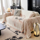 Cozy Striped Sofa Throw Blanket L Shaped Sectional Couch Covers Luxury Throws for Sofas by Slipcover KAS™