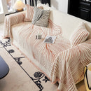 Cozy Striped Sofa Throw Blanket L Shaped Sectional Couch Covers Luxury Throws for Sofas by Slipcover KAS™