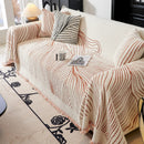 Cozy Striped Sofa Throw Blanket L Shaped Sectional Couch Covers Luxury Throws for Sofas by Slipcover KAS™