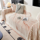Cozy Striped Sofa Throw Blanket L Shaped Sectional Couch Covers Luxury Throws for Sofas by Slipcover KAS™