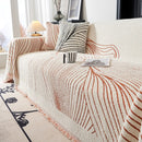 Cozy Striped Sofa Throw Blanket L Shaped Sectional Couch Covers Luxury Throws for Sofas by Slipcover KAS™